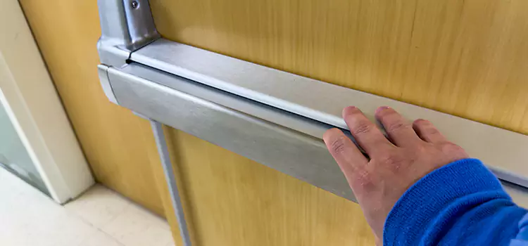Installing a Push Bar on a Door Woodridge